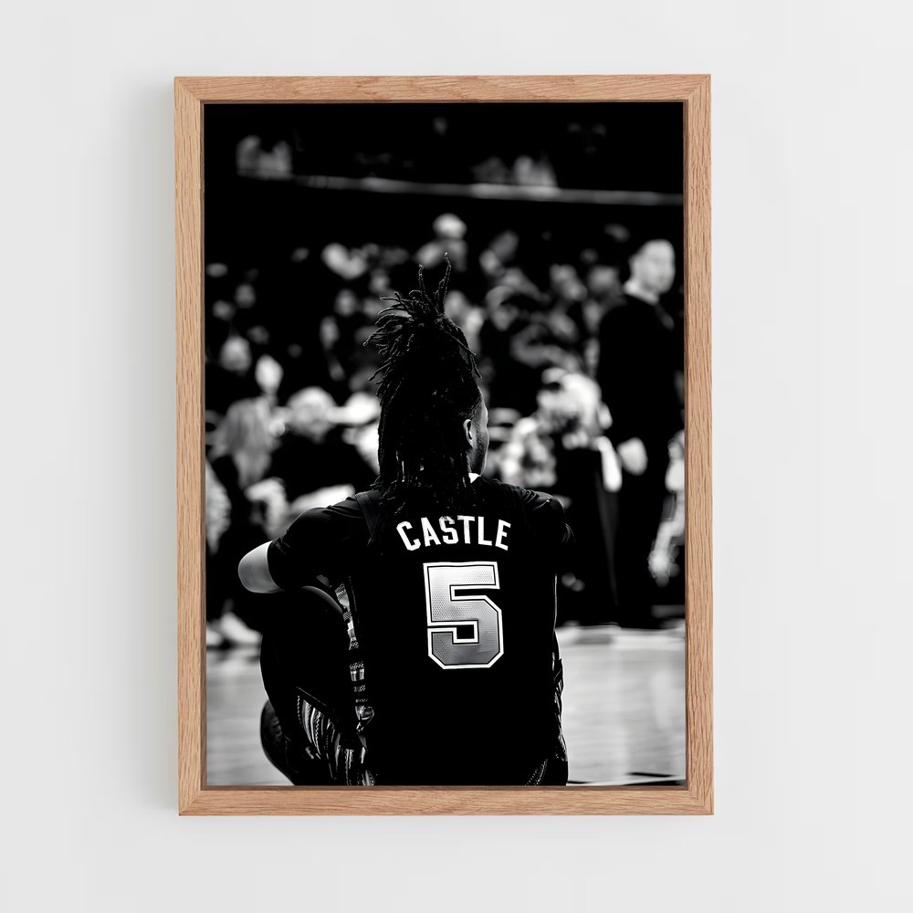 Poster La Solitude de l'Homme – affiche Basketball (vue 4)
